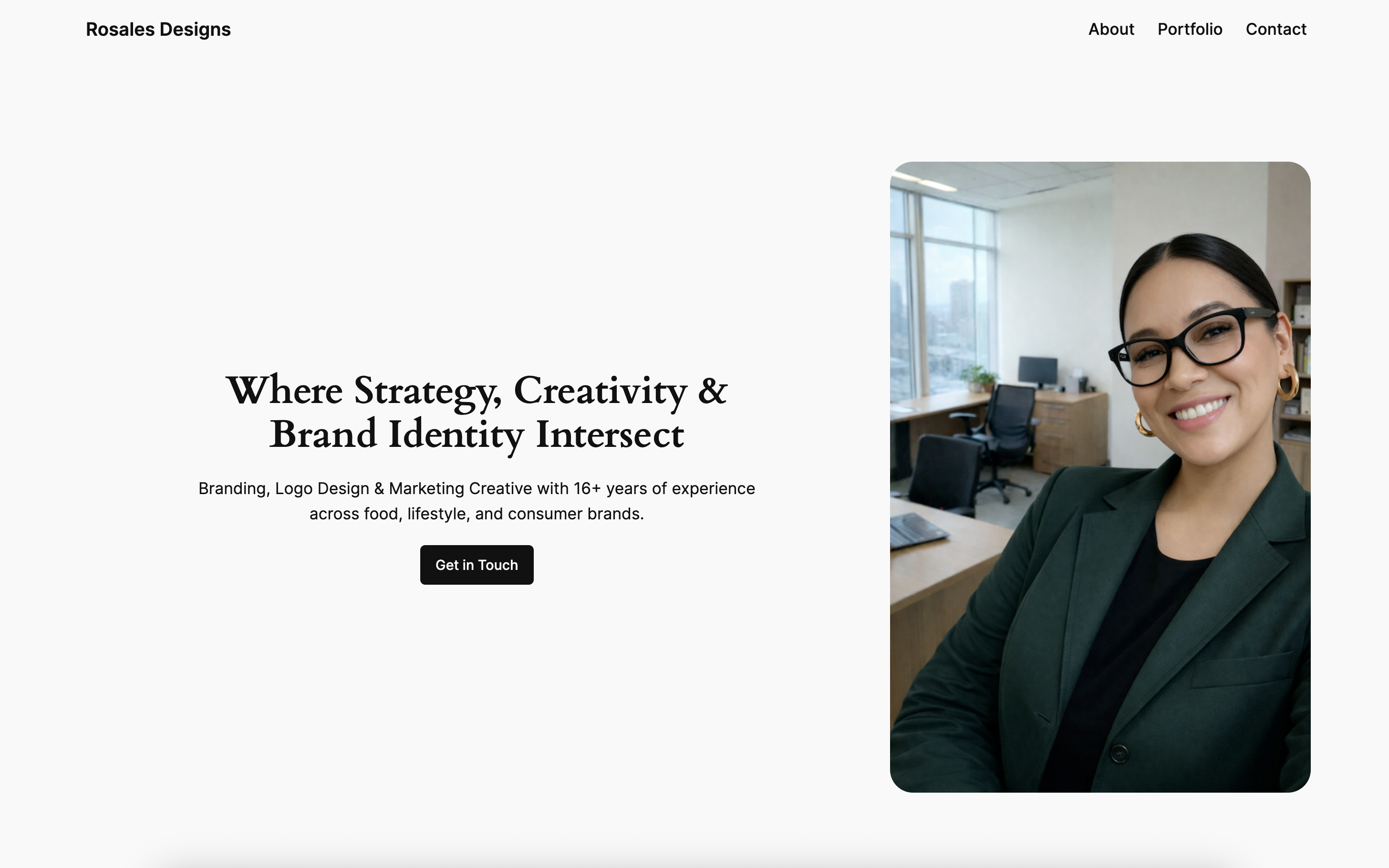 Rosales Designs — A branding studio with sixteen years of work across food, lifestyle, and consumer brands.